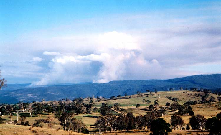 A Nepalm Burn Well Underway Tasmania