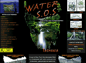 WATER SOS TASMANIA